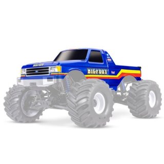 Traxxas 7691-BLUE Karosserie X-Maxx-MT Ford F150 BIGFOOT #8 blau mit Aufkleber