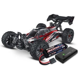 Traxxas 90154-4 JATO 4x4 Brushless Clipless HD 2,4GHz - rot inkl. Akku/Lader