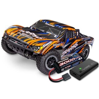 Traxxas 58334-4 1:10 Slash Brushless BL-2s 2WD HD clipless orange inkl. Akku/Lader