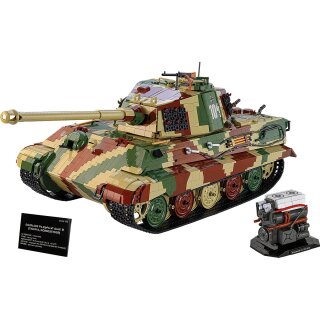 COBI 2808 Tiger II Königstiger 1:12 Blockmodell - 11170 Bausteine - 860x325x290mm