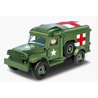COBI 2257 Dodge WC-54 Ambulance D-Day - 1:35 Blockmodell - 293 Bausteine