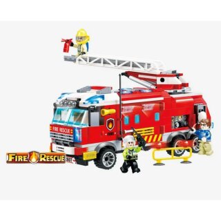 BlueBrixx 107159 Stadtfeuerwehr: Feuerwehr-Kommandowagen Teileanzahl: 366