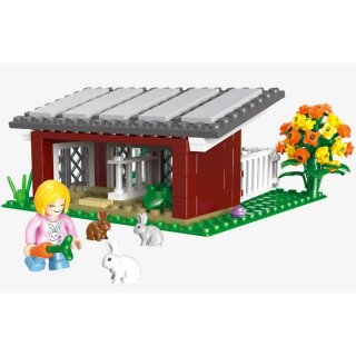 BlueBrixx 107416 Hasengehege Teileanzahl: 149