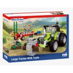 BlueBrixx 108125 Großer Traktor mit Werkzeugen Teileanzahl: 692