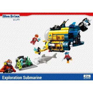 BlueBrixx 107107 Kyanite Squad Deep Sea: Erkundungs-U-Boot Teileanzahl: 401