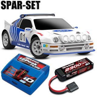 Traxxas 108046-1-WHT MINI-Rally 4WD VXL-3S brushless Ford RS200 - 3S Power Set