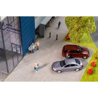 Faller 170310 PREMIUM Straßenfolie Kopfsteinpflaster, hellgrau Spur H0