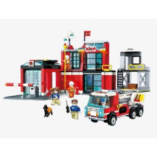 BlueBrixx 107160 Stadtfeuerwehr: Feuerwache Teileanzahl: 523