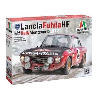Italeri 3670 1:24 Lancia Fulvia HF Rallye Monte 1972 510003670