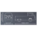 COBI 24618 Volkswagen T2a Pritschenwagen - 1:35 - Blockmodell - 151 Bausteine