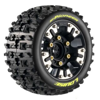 LOUISE LOUT3389SM ST-PIONEER auf Felge schwarz 12mm (2) Mini-MAXX / XRT