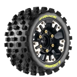 LOUISE LOUT3391SM ST-ROCK auf Felge schwarz 12mm (2) Mini-MAXX / XRT