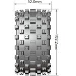 LOUISE LOUT3391SM ST-ROCK auf Felge schwarz 12mm (2)...