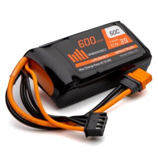 Spektrum SPMX6003SIC2 11,1V 600mAh 3S 50C LiPo Akku IC2