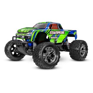 Traxxas 36254-8 Stampede 1:10 2WD Monster-Truck RTR Clipless inkl. Akku+Lader - grün