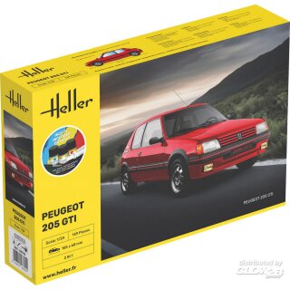 Heller 58705 STARTER KIT Peugeot 205 GTI 1:24