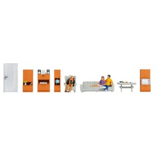 NOCH 16286 Figuren-Themenwelt Wohnzimmer Spurweite H0