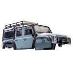 Traxxas 9712-BGRY Karosserie TRX-4M Defender hellblau,...