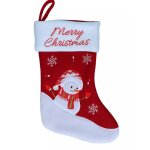 Weihnachtssocken Christmas Stocking Snowman