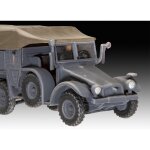 Revell 73344 1:76 Krupp Protze KFZ 69 with 3,7cm Pak mit Basiszubehör