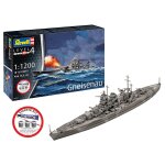 Revell 75181 1:1200 Battleship Gneisenau mit...
