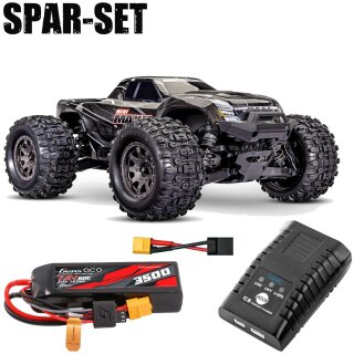 Traxxas 107154-1 MINI-MAXX 4WD BL-2S clipless Brushless HD schwarz - 2S Set