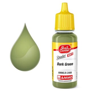 AMMO 4602408 Rail Center Dunkelgrün, matt, Shader