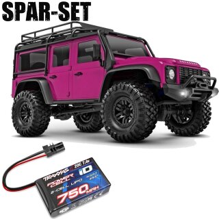 Traxxas 97054-1 TRX-4M Land Rover Defender 4x4 RTR - Spar-Set Pink
