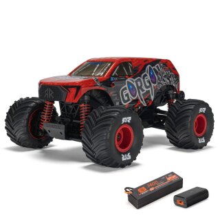 Arrma ARA2130T2 1:16 Gorgon GROM 4X4 RTR Brushed Monster Truck Rot
