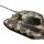Torro 14326-CA 1:16 RC Königstiger Henschelturm tarn BB+IR Metallketten