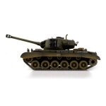 Torro 12210-GN 1:16 RC M26 Pershing Snow Leopard grün BB Metallketten