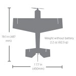 E-Flite EFLU02050 UMX Eratix 3D FF 450mm BNF Basic mit AS3X und Safe Select