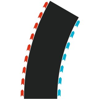 Carrera 52004 Hybrid Kurven Radius 2 30° (2x L, 2x R) 50052004