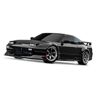 Traxxas 105247-4 4-TEC Nissan 240SX 1:10 Drift RTR Clipless Schwarz