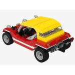 BlueBrixx 108384 Roter Buggy mit gelbem Dach Teileanzahl:...