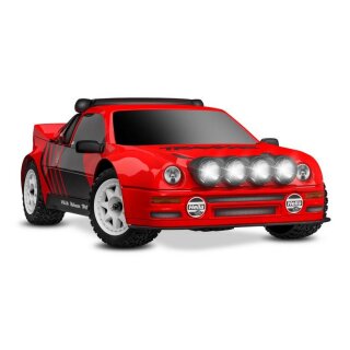 Traxxas 108046-1-RED MINI-Rally 4WD VXL-3S brushless 2,4GHz HD Ford RS200 Rot