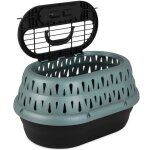 Petmate Top Load Cat Kennel Pearl Green Frost Transportbox