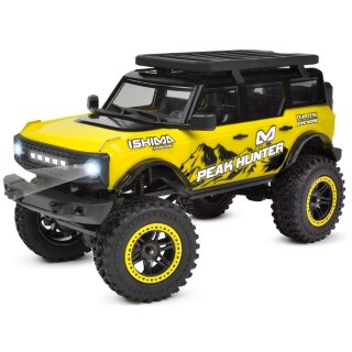 Ishima Racing ISH-001-015 1:20 Crawler "Peak Hunter" 4WD brushed RTR gelb