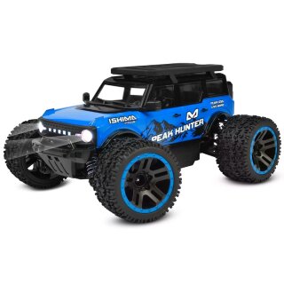 Ishima Racing ISH-001-036 1:20 Big Foot "Peak Hunter" 4WD brushed RTR blau