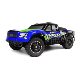 BLACKZON 540274 Vyper SC 1:16 4WD 2,4GHz Brushed 29km/h RTR - Blau/Grün