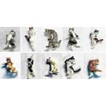 Kato Models K6-605 1:87 H0 Figurenset Ninja-Katze