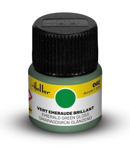Heller 9002 Acrylic Colour 002 Emerald Green Gloss 12ml