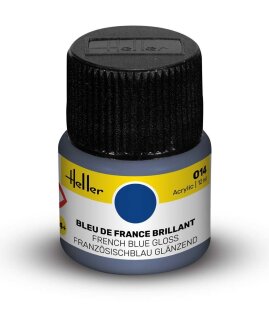 Heller 9014 Acrylic Colour 014 French Blue Gloss 12ml