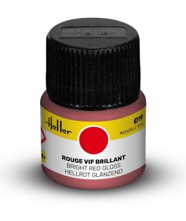 Heller 9019 Acrylic Colour 019 Bright Red Gloss 12ml