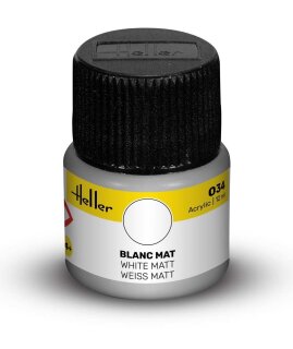 Heller 9034 Acrylic Colour 034 White Matt 12ml