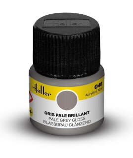 Heller 9040 Acrylic Colour 040 Pale Grey Gloss 12ml
