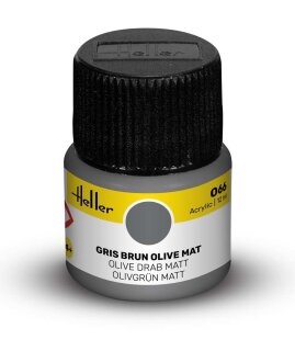 Heller 9066 Acrylic Colour 066 Olive Drab Matt 12ml