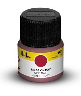 Heller 9073 Acrylic Colour 073 Wine Matt 12ml
