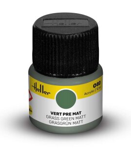 Heller 9080 Acrylic Colour 080 Grass Green Matt 12ml
