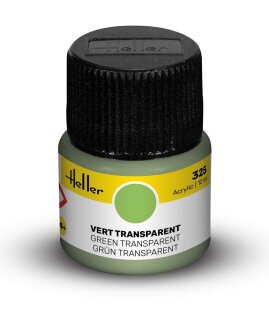 Heller 9325 Acrylic Colour 325 Green Transparent 12ml